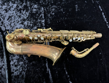 Original Lacquer Early 50s Vintage CG Conn 6M Naked Lady Alto Sax - Serial # 347425